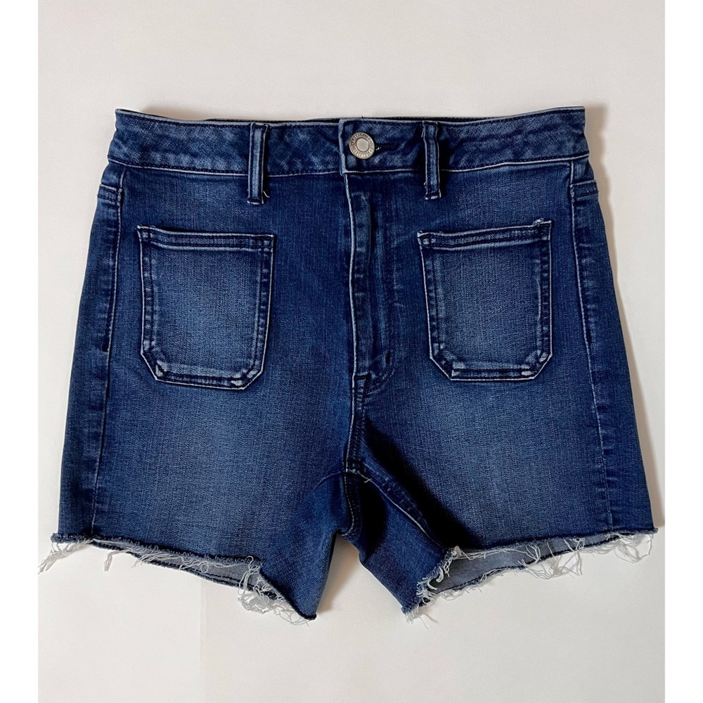 American Eagle Outfitters High Rise Super Stretch Denim Shorts Sz 8